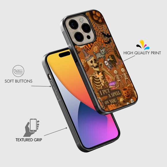 Halloween Phone Cover – iPhone 16, 15 Pro, Galaxy S25, S24, S24 Ultra, Pixel 9 - Picture 7 of 9